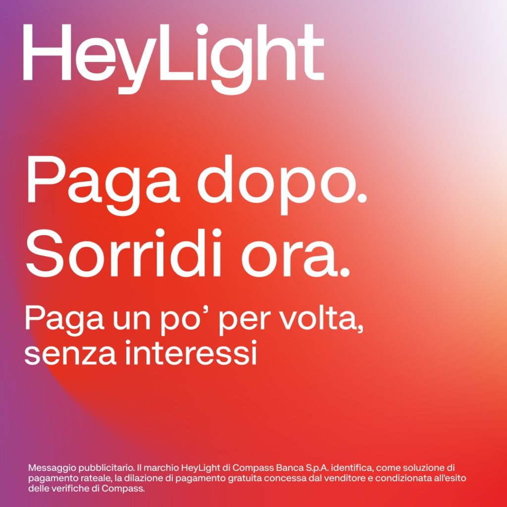 pagamento dilazionato, hey light - centro hermes